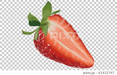 Strawberry strawberry cross section 61432747
