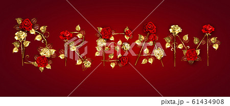 Dream from jewelry red roses 61434908