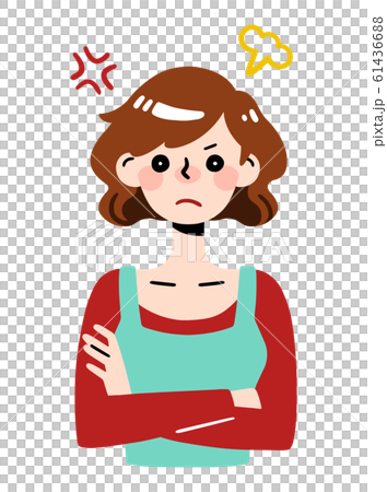 An angry woman An angry woman 61436688