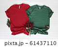 Red and green tshirt mockup - shirt boots and 61437110