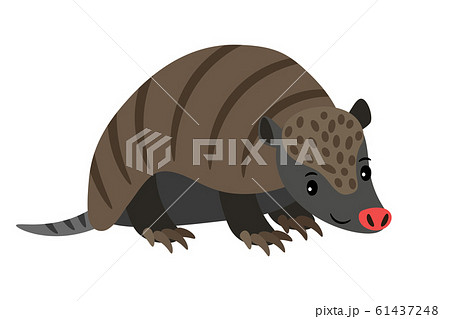 Armadillo cartoon animal icon 61437248