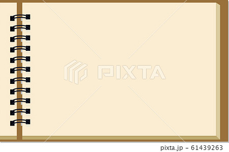 イラスト素材 スケッチブック 画用紙 用紙 ベクターのイラスト素材 61439263 Pixta