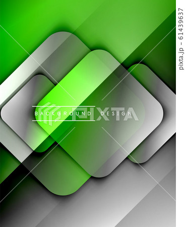 Rounded squares shapes composition geometric abstract background. 3D shadow effects and fluid gradients. Modern overlapping forms. Rounded squares shapes composition geometric abstract background. 3D shadow effects and fluid gradients. Modern overlapping forms. 61439637