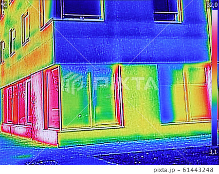 Thermal image Heat Loss at the Residential 61443248