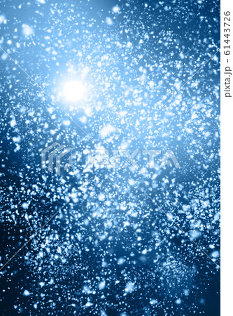 Snow falling from sky, drawing blue trend Snow falling from sky, drawing blue trend 61443726