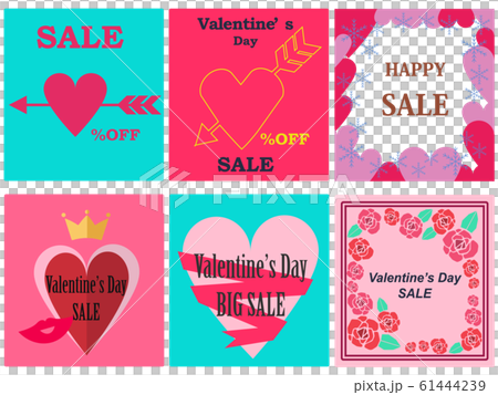 Valentine sale tags 61444239