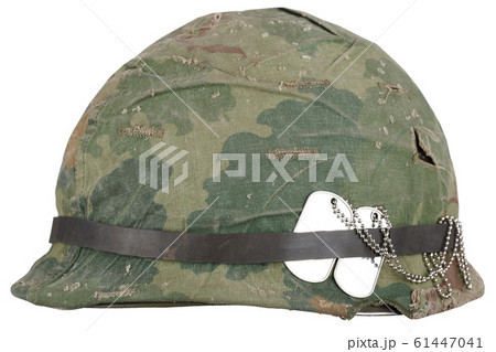 US Army helmet Vietnam war period with camouflage US Army helmet Vietnam war period with camouflage 61447041