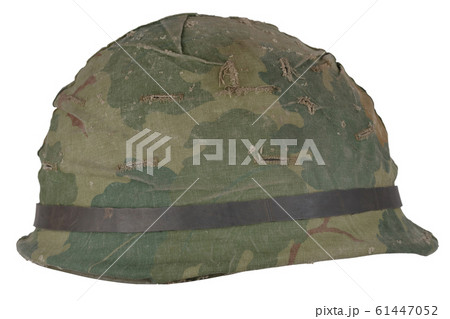 US Army helmet Vietnam war period with camouflage US Army helmet Vietnam war period with camouflage 61447052