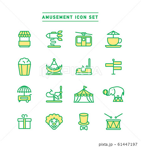 AMUSEMENT ICON SET AMUSEMENT ICON SET 61447197