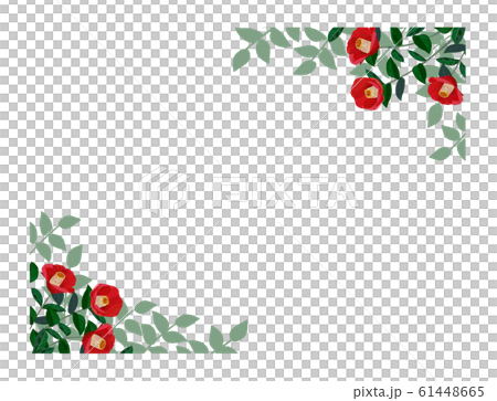 Rose flower frame 61448665