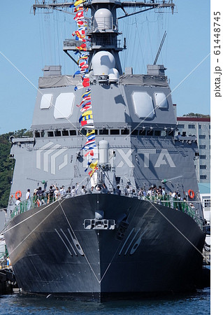 ヴェルニー公園から見た護衛艦てるづき 61448745