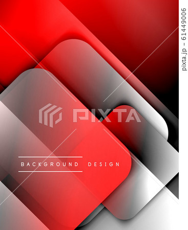 Rounded squares shapes composition geometric abstract background. 3D shadow effects and fluid gradients. Modern overlapping forms. Rounded squares shapes composition geometric abstract background. 3D shadow effects and fluid gradients. Modern overlapping forms. 61449006