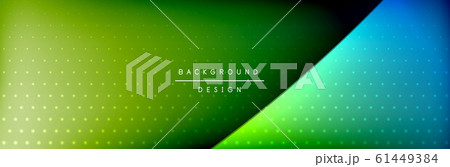 Flowing waves with 3d shadow effects and fluid gradients. Dynamic trendy abstract background. Vector Illustration 61449384