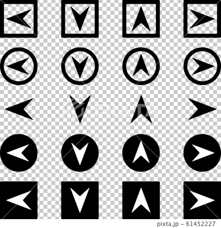 Arrow icon four direction set Arrow icon four direction set 61452227