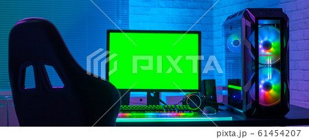 Green screen for cybersport game 61454207