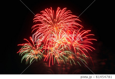 Fireworks in the Dark Sky Background Fireworks in the Dark Sky Background 61454781