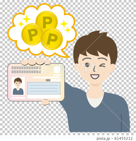 小伙子手持我的號碼卡（點）1 61455212