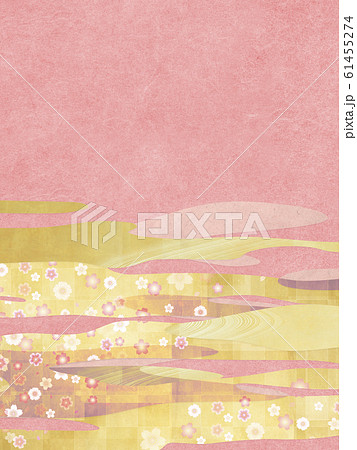 Japanese style background material-Japanese... - Stock