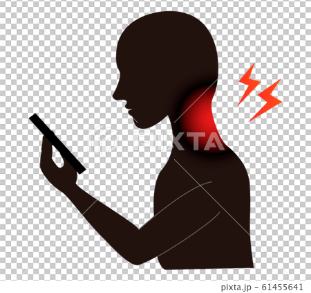 Straight neck with smartphone Straight neck with smartphone 61455641