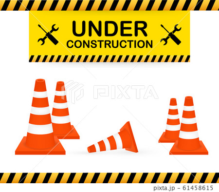 Under construction sign. Vector stock illustration Under construction sign. Vector stock illustration 61458615