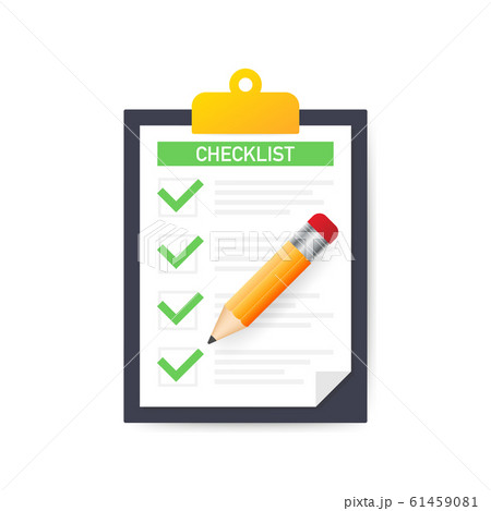Clipboard with checklist icon. Clipboard with Clipboard with checklist icon. Clipboard with 61459081