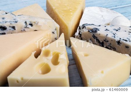 assortment of soft, hard, rennet and brine cheeses assortment of soft, hard, rennet and brine cheeses 61460009