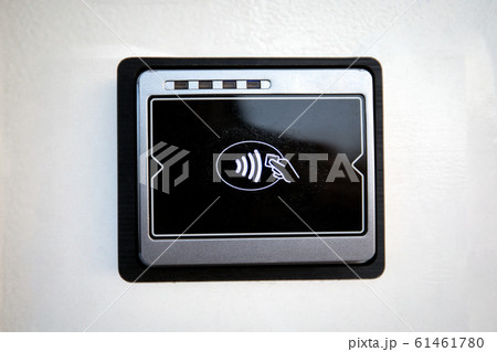 Contactless payment device. Trade, service, finance and technology Contactless payment device. Trade, service, finance and technology 61461780