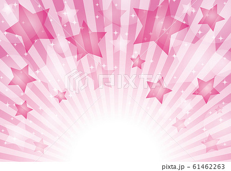 ピンク 星柄 背景素材 キラキラのイラスト素材