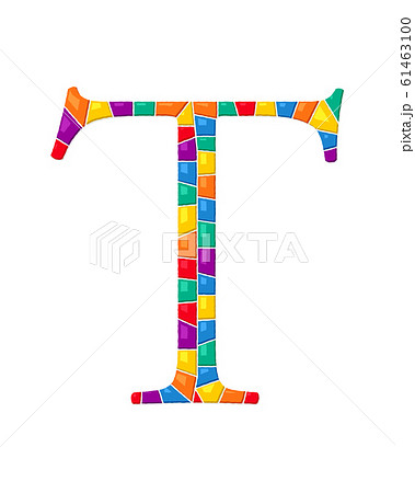 Letter T vector mosaic Letter T vector mosaic 61463100