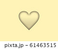 ハート切抜きY 61463515