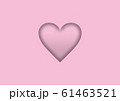 ハート切り抜きM 61463521