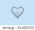 ハート切り抜きB 61463523
