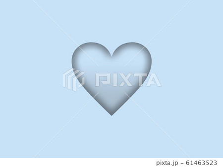 ハート切り抜きB ハート切り抜きB 61463523