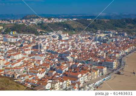 beautiful seaside resort of Nazare in Portugal beautiful seaside resort of Nazare in Portugal 61463631