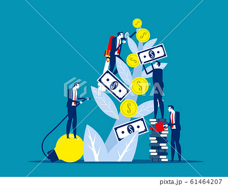 Revenue, Growing and making money. Concept 61464207
