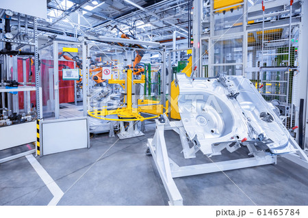 spare parts in a car plant 61465784