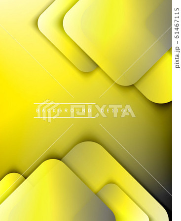 Rounded squares shapes composition geometric abstract background. 3D shadow effects and fluid gradients. Modern overlapping forms. Rounded squares shapes composition geometric abstract background. 3D shadow effects and fluid gradients. Modern overlapping forms. 61467115