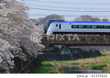中央線　E353系　桜 61470826