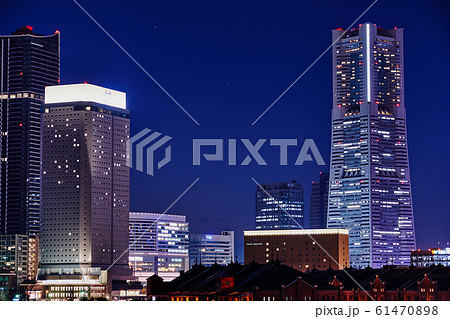 都市夜景　みなとみらい 61470898