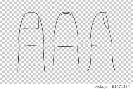 【人体イラストシリーズ】親指セット 【人体イラストシリーズ】親指セット 61471354