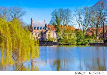 Minnewater lake, Bruges, Belgium Minnewater lake, Bruges, Belgium 61476192