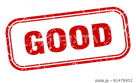 good stamp. good square grunge red sign 61476952