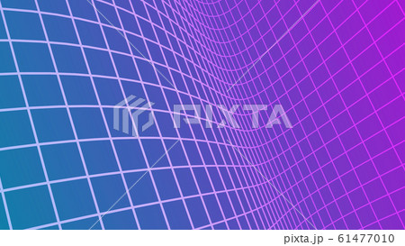 Vector abstract futuristic digital landscape 61477010