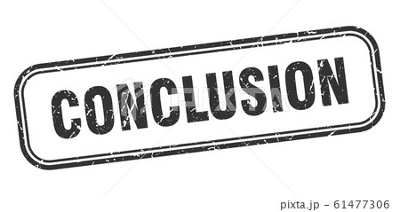 conclusion stamp. conclusion square grunge black conclusion stamp. conclusion square grunge black 61477306