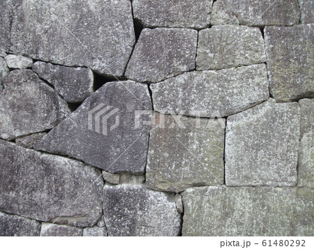 日本の城の石垣 日本の城の石垣 61480292
