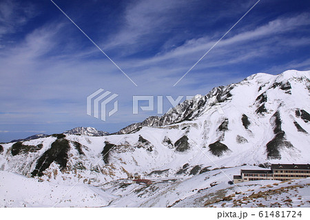 立山連峰（別山、剱御前、雷鳥沢、雷鳥平他）　撮影場所：室堂 61481724