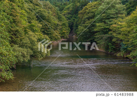 秋田県　湯瀬渓谷 61483988