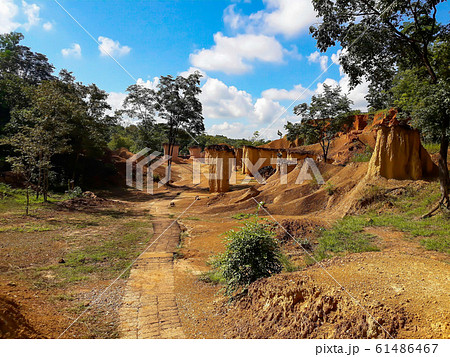 Grand Canyon of Thailand was known as Phae Mueang Phi ,Phrae in Thailand 61486467