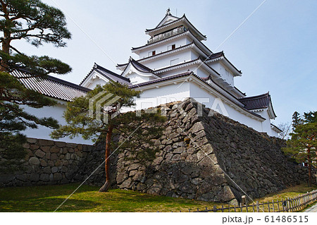 福島県/ 桜満開の鶴ヶ城(会津若松城) 福島県/ 桜満開の鶴ヶ城(会津若松城) 61486515