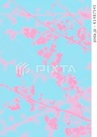 リアルな桜のシャドーアート 61487545